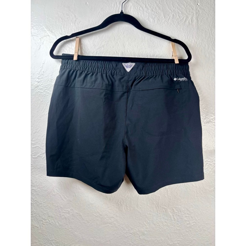Columbia PFG Fishing Shorts Mens Small Black Mesh Pocket - Picture 4 of 12